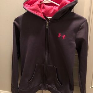 Girls Youth-J/Lg UNDER-ARMOR Jacket